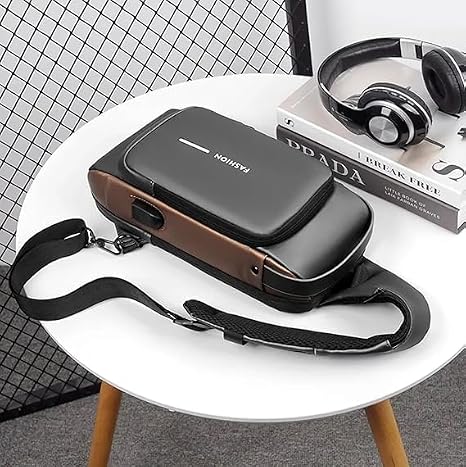 Bolso Carriel Antirrobo con Puerto USB Externo