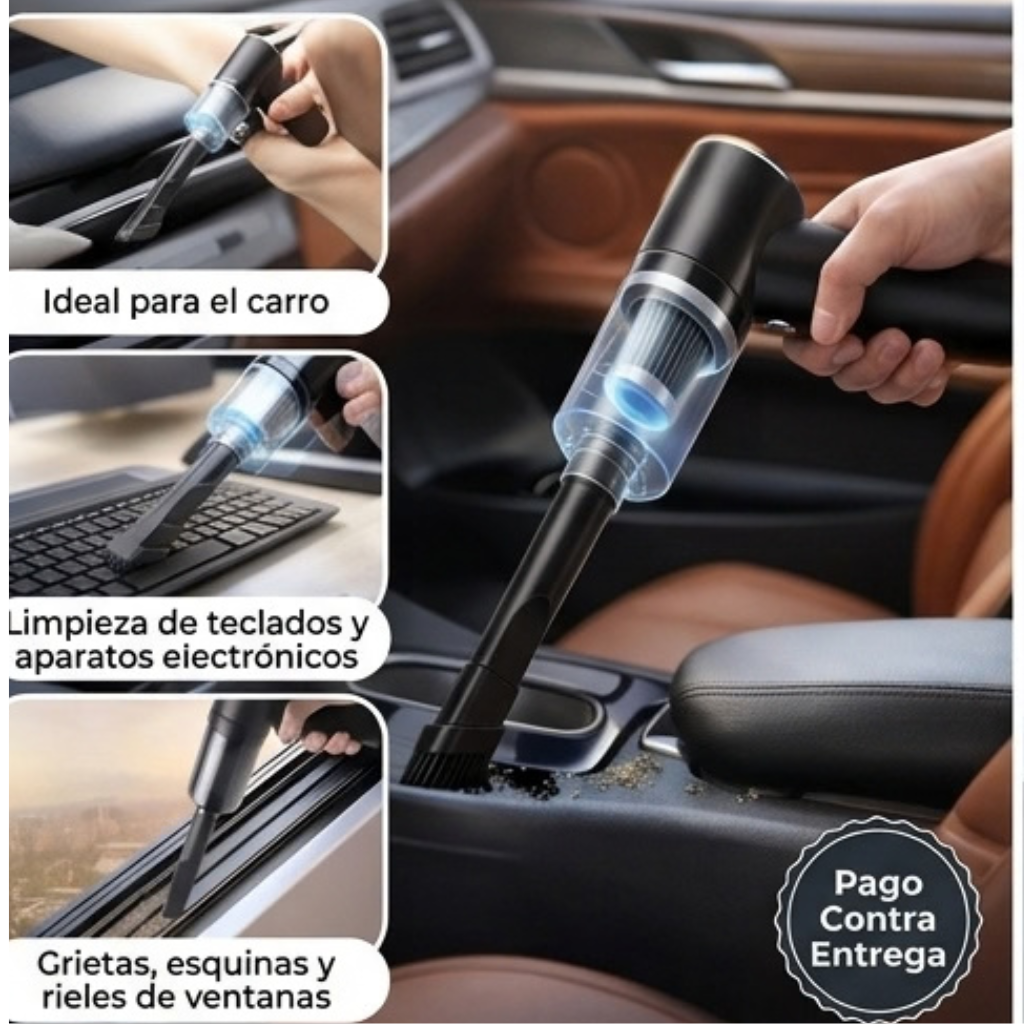 Aspiradora Inalámbrica 3 en 1 para Carro